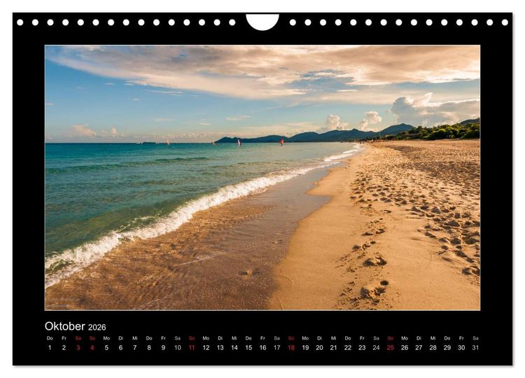 Produktbild: Die Trauminsel Sardinien (Wandkalender 2026 DIN A4 quer), CALVENDO Monatskalender