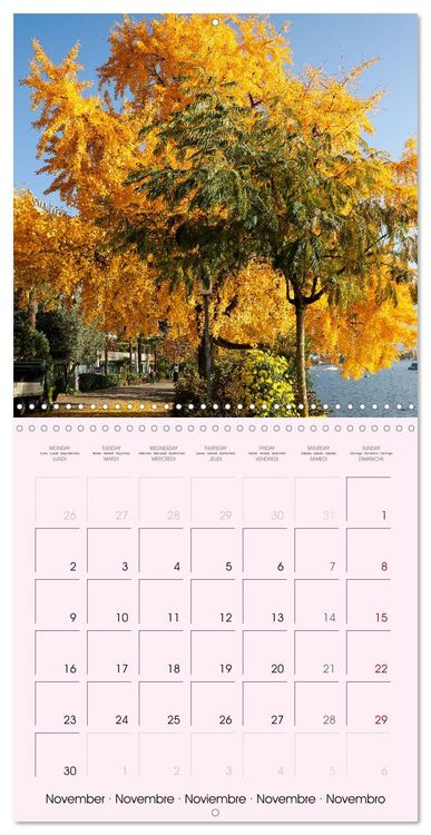 Produktbild: Evasion &agrave; Montreux (Calendrier mural carr&eacute; 2026 30x30 cm) Calendrier double avec une page pour vos prises de notes
