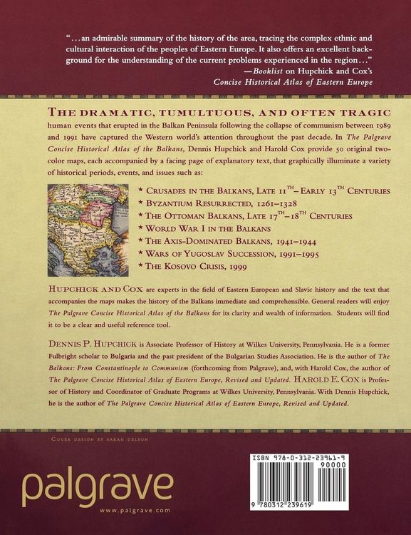 Produktbild: The Palgrave Concise Historical Atlas of the Balkans
