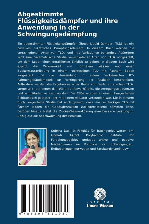 Produktbild: Abgestimmte Fl&uuml;ssigkeitsd&auml;mpfer und ihre Anwendung in der Schwingungsd&auml;mpfung