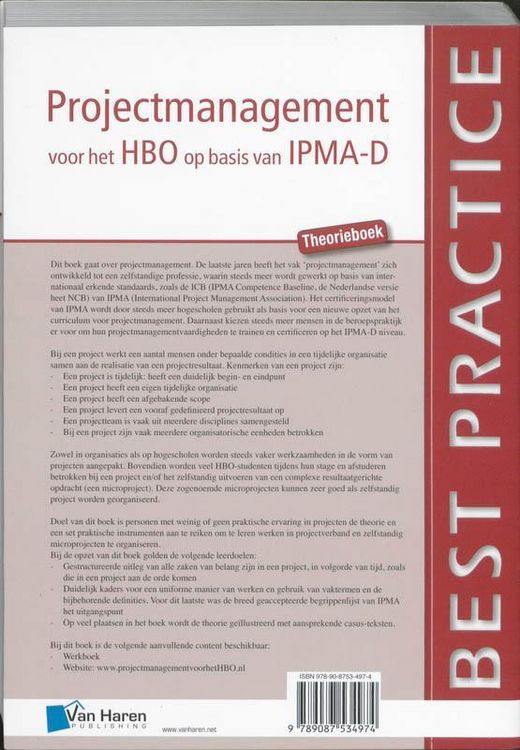 Produktbild: E.a., R: Projectmanagement Voor Het Hbo Op Basis Van Ipma-D