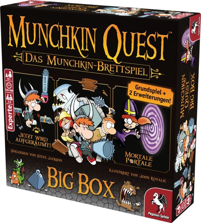 Produktbild: Munchkin Quest: Das Brettspiel, 2. Edition