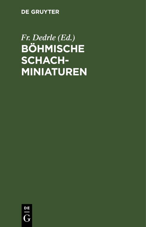 Produktbild: B&ouml;hmische Schachminiaturen