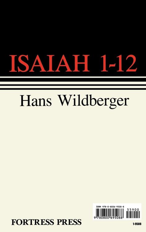 Produktbild: Isaiah 1 12 Continental Commen