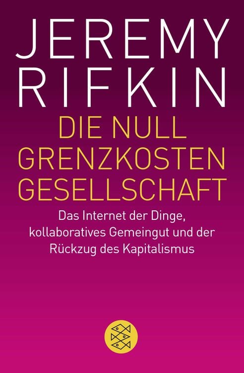 Produktbild: Die Null-Grenzkosten-Gesellschaft