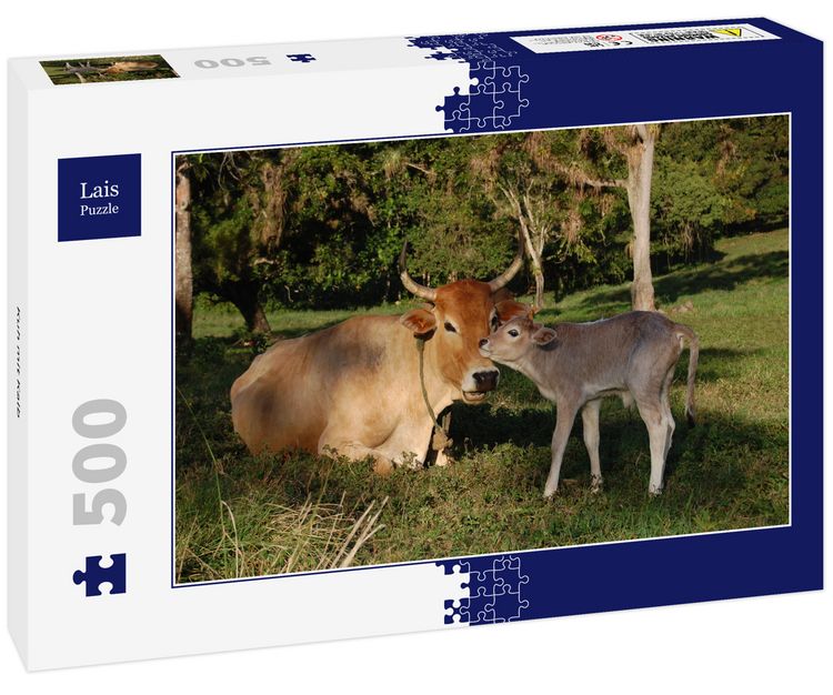 Produktbild: Lais Puzzle Kuh mit Kalb 500 Teile