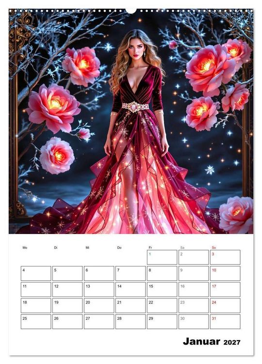 Produktbild: Kleider aus Licht (Wandkalender 2027 DIN A2 hoch), CALVENDO Monatskalender