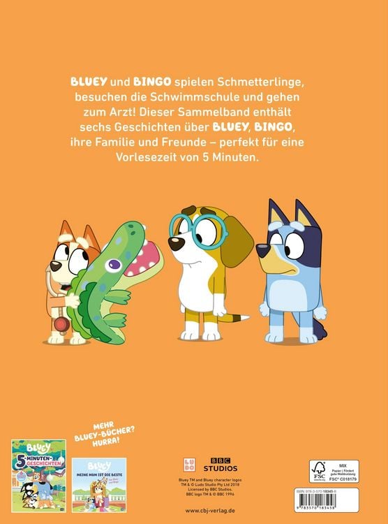 Produktbild: BLUEY &ndash; Neue 5-Minuten-Geschichten