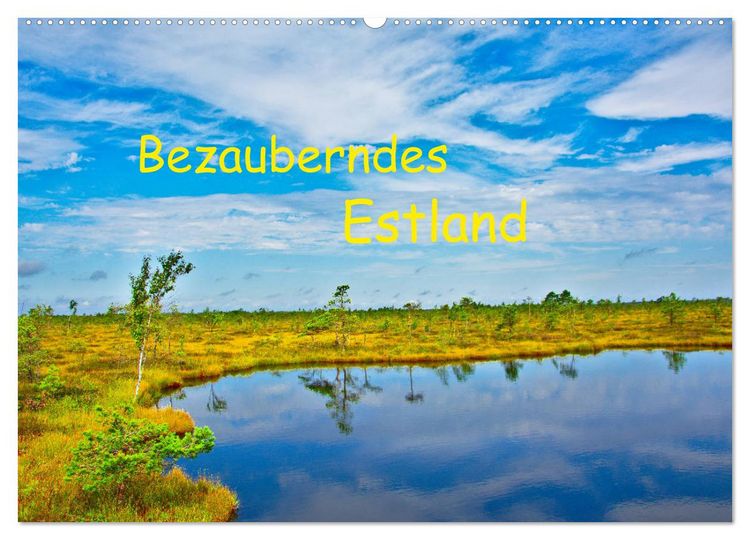 Produktbild: Bezauberndes Estland (Wandkalender 2026 DIN A2 quer), CALVENDO Monatskalender