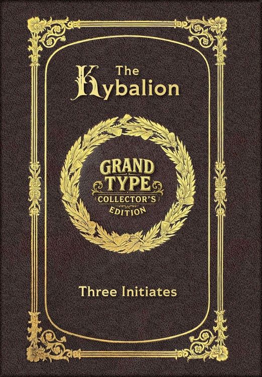 Produktbild: Large Print - The Kybalion - Grand Type Collector's Edition - Matte Hardcover with Dust Jacket