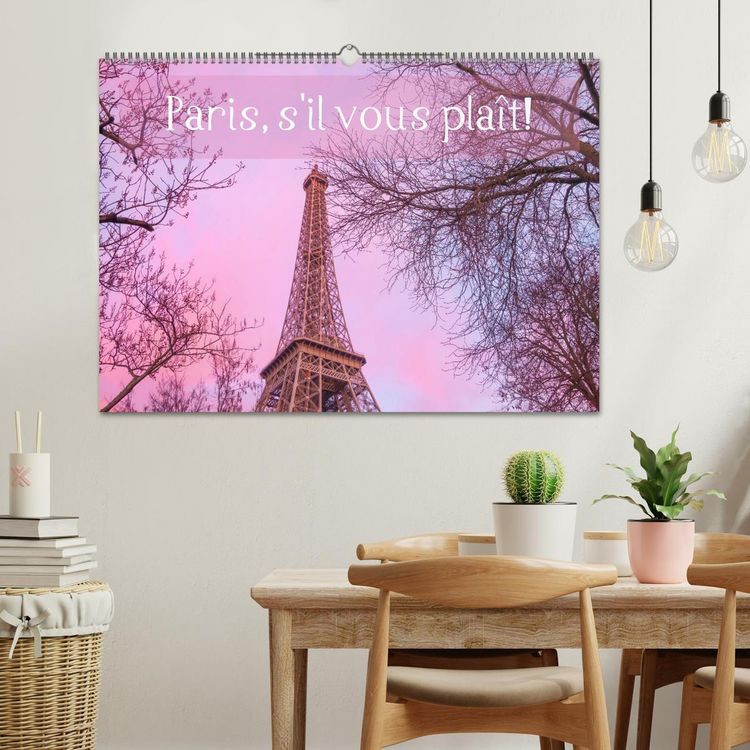 Produktbild: Paris, s'il vous pla&icirc;t! (Wandkalender 2026 DIN A2 quer), CALVENDO Monatskalender