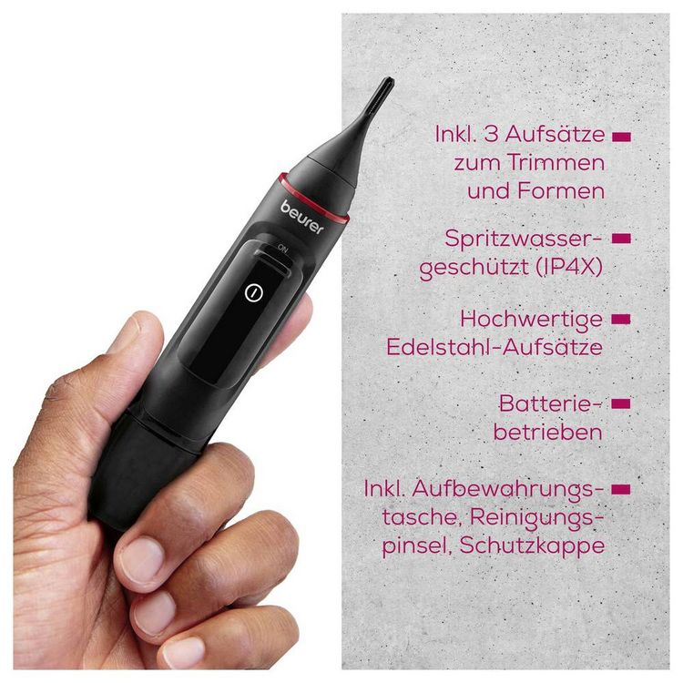 Produktbild: Beurer MN3X Pr&auml;zisions Trimmer Schwarz