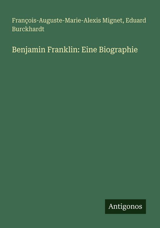 Produktbild: Benjamin Franklin: Eine Biographie