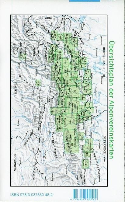Produktbild: DAV Alpenvereinskarte 33 Tuxer Alpen 1 : 50 000 Skirouten
