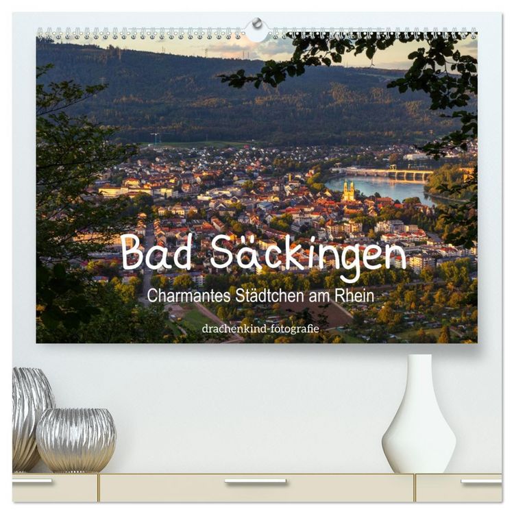Produktbild: Bad S&auml;ckingen - Charmantes St&auml;dtchen am Rhein (hochwertiger Premium Wandkalender 2026 DIN A2 quer), Kunstdruck in Hochglanz
