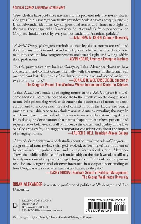 Produktbild: Social Theory of Congress