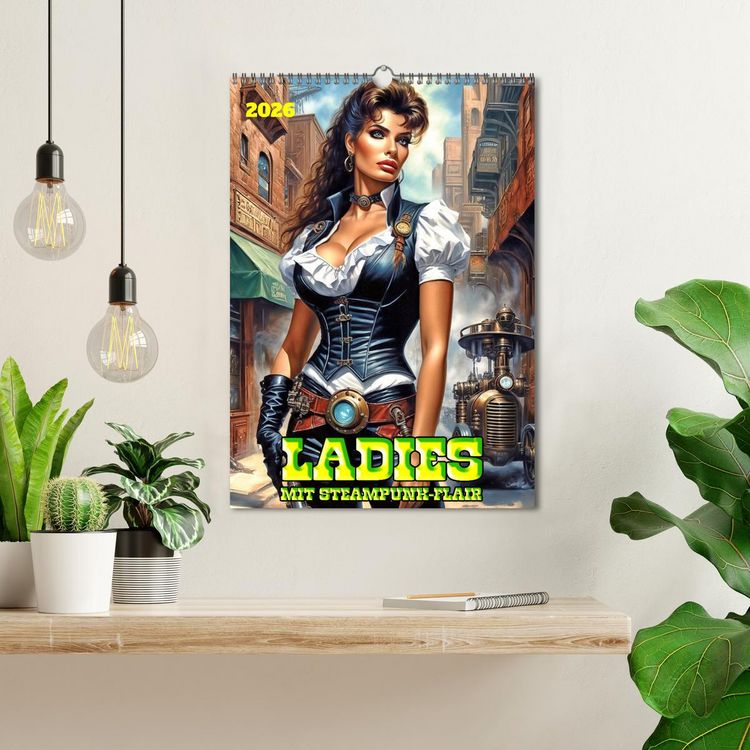 Produktbild: Ladies mit Steampunk-Flair (Wandkalender 2026 DIN A3 hoch), CALVENDO Monatskalender