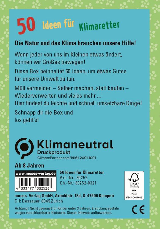 Produktbild: Schrade, S: 50 Ideen f&uuml;r Klimaretter