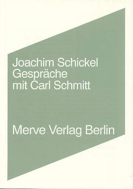 Produktbild: Gespr&auml;che mit Carl Schmitt