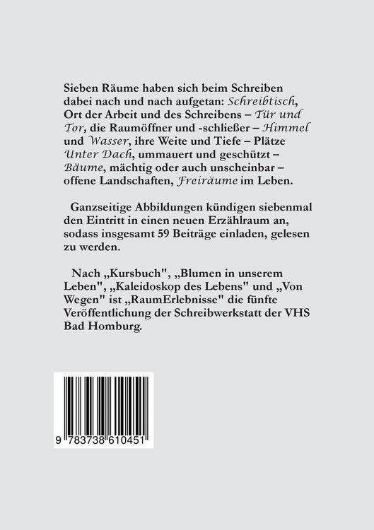 Produktbild: RaumErlebnisse - LebensErinnerungen