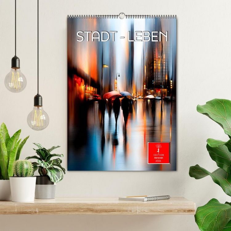 Produktbild: Stadt - Leben (Wandkalender 2026 DIN A2 hoch), CALVENDO Monatskalender