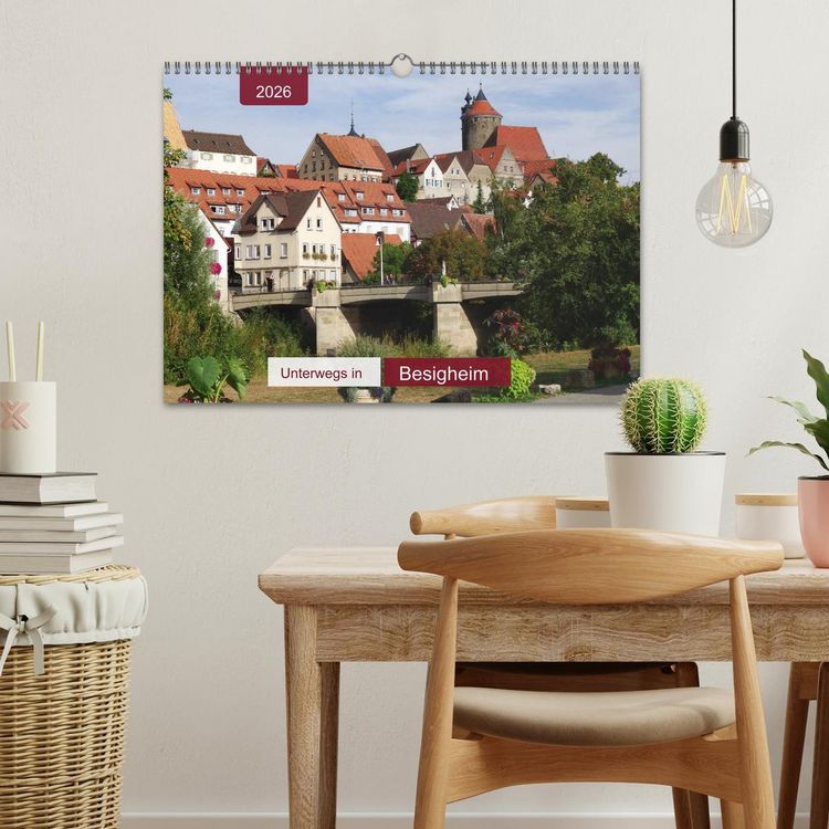 Produktbild: Unterwegs in Besigheim (Wandkalender 2026 DIN A3 quer), CALVENDO Monatskalender