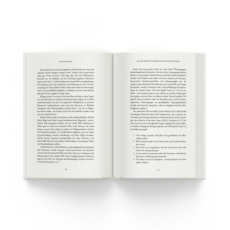 Produktbild: Zero Sum Mindset