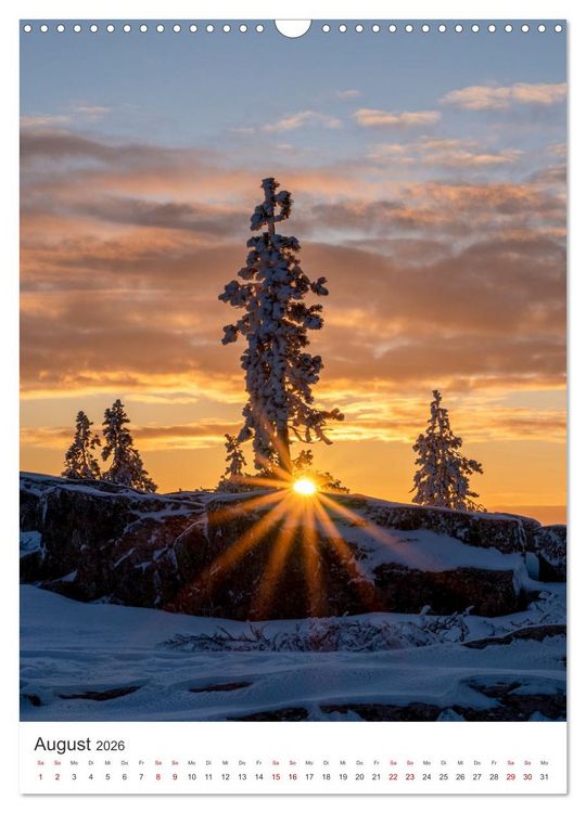 Produktbild: Winter in Lappland - Bezaubernde Sch&ouml;nheit (Wandkalender 2026 DIN A3 hoch), CALVENDO Monatskalender