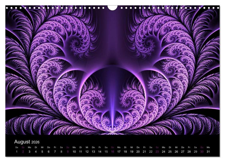 Produktbild: Die Farbe Lila (Wandkalender 2026 DIN A3 quer), CALVENDO Monatskalender