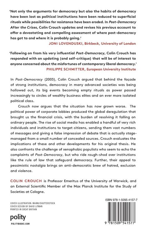 Produktbild: Post-Democracy After the Crises