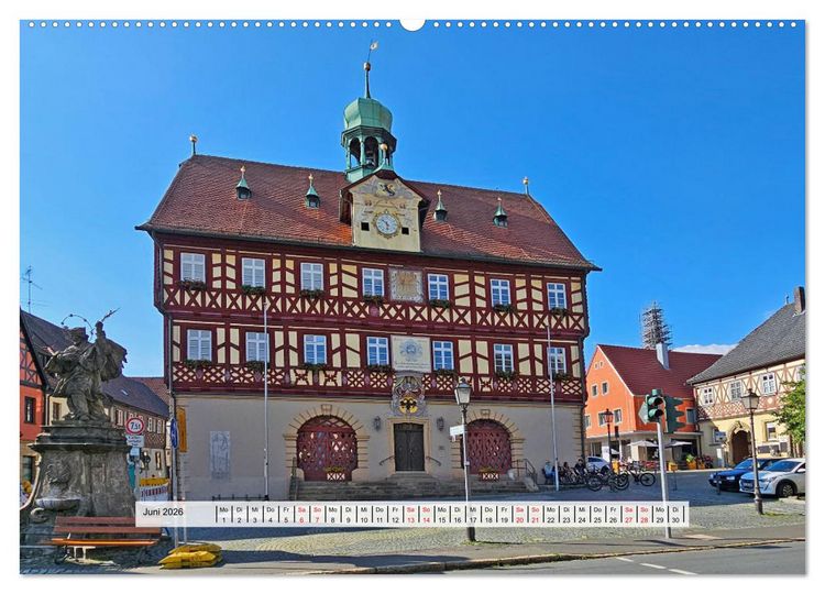 Produktbild: Bad Staffelstein - historische Stadt am Obermain (hochwertiger Premium Wandkalender 2026 DIN A2 quer), Kunstdruck in Hochglanz
