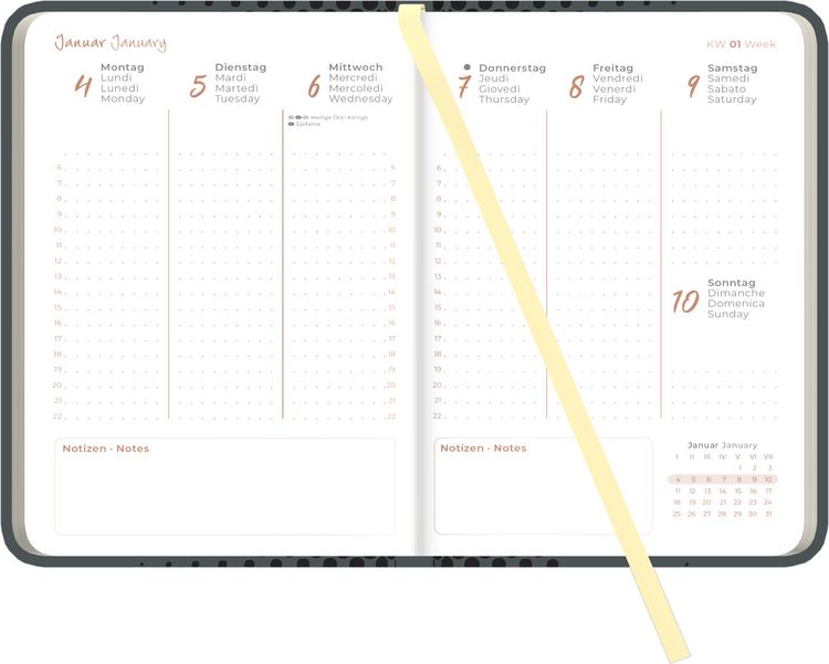 Produktbild: Lady Journal Deluxe Anthrazit 2027