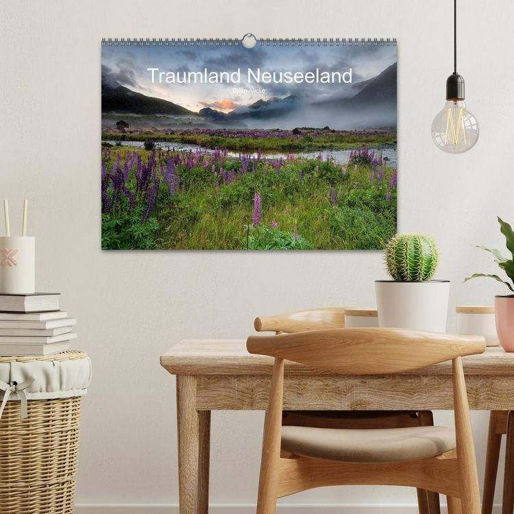Produktbild: Traumland Neuseeland (Wandkalender 2026 DIN A3 quer), CALVENDO Monatskalender
