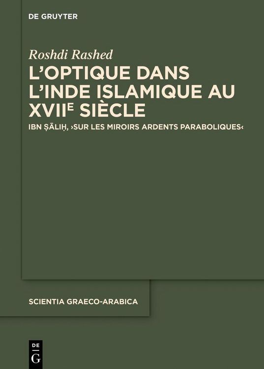 Produktbild: L'optique dans l'Inde islamique au XVIIe si&egrave;cle