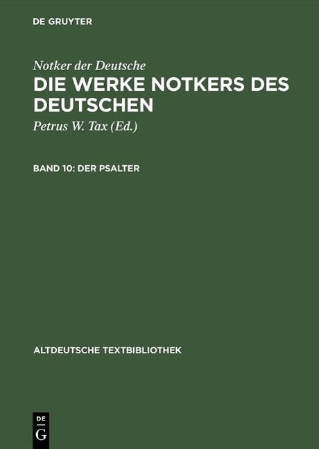 Produktbild: Der Psalter