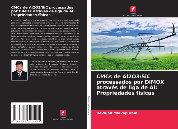 Produktbild: CMCs de Al2O3/SiC processados por DIMOX atrav&eacute;s de liga de Al: Propriedades f&iacute;sicas