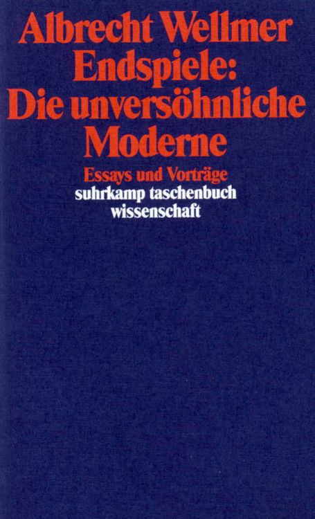 Produktbild: Endspiele: Die unvers&ouml;hnliche Moderne