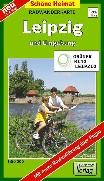 Produktbild: Radwanderkarte Leipzig und Umgebung