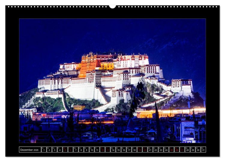 Produktbild: Eine Rundreise durch Tibet (hochwertiger Premium Wandkalender 2026 DIN A2 quer), Kunstdruck in Hochglanz