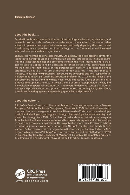 Produktbild: Biotechnology in Personal Care