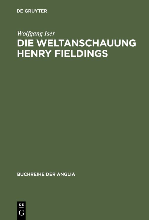 Produktbild: Die Weltanschauung Henry Fieldings