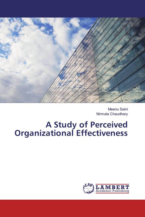 Produktbild: A Study of Perceived Organizational Effectiveness