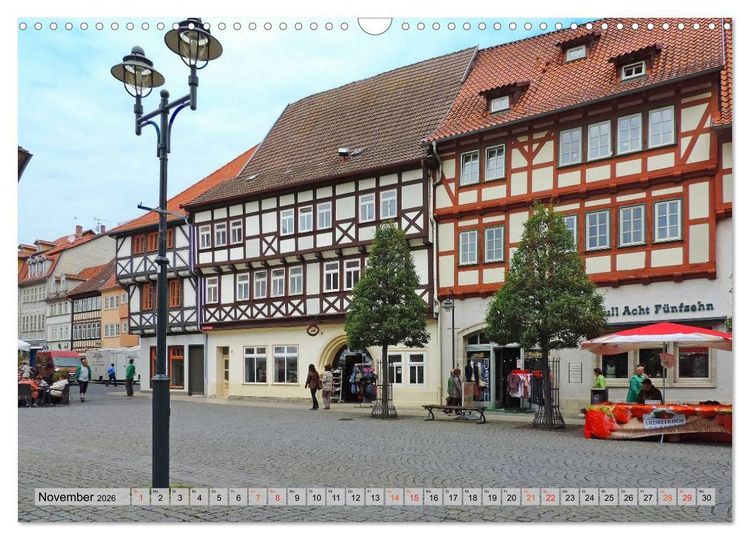 Produktbild: Bad Langensalza - Die Kur- und Gartenstadt (Wandkalender 2026 DIN A3 quer), CALVENDO Monatskalender
