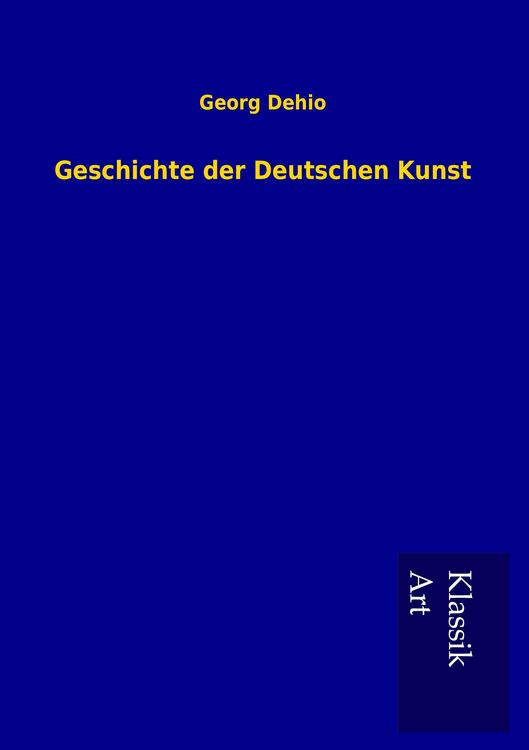 Produktbild: Geschichte der Deutschen Kunst