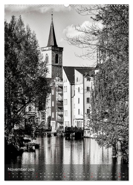 Produktbild: Ein Blick auf Erfurt (Wandkalender 2026 DIN A2 hoch), CALVENDO Monatskalender