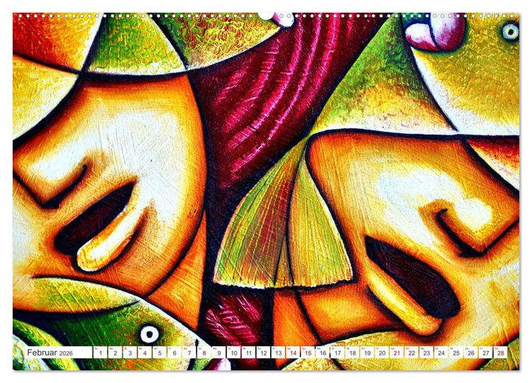 Produktbild: Faces of Cuba - Gesichter Kubas (hochwertiger Premium Wandkalender 2026 DIN A2 quer), Kunstdruck in Hochglanz