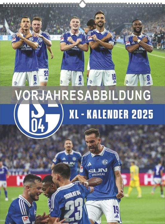 Produktbild: FC Schalke 04 2026 - Poster-Kalender-XL - Fußball-Kalender - Fan-Kalender - 48x64 - Sport