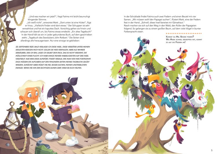 Produktbild: Escape! Das Abenteuer-Game-Buch: Die magische Schatzinsel
