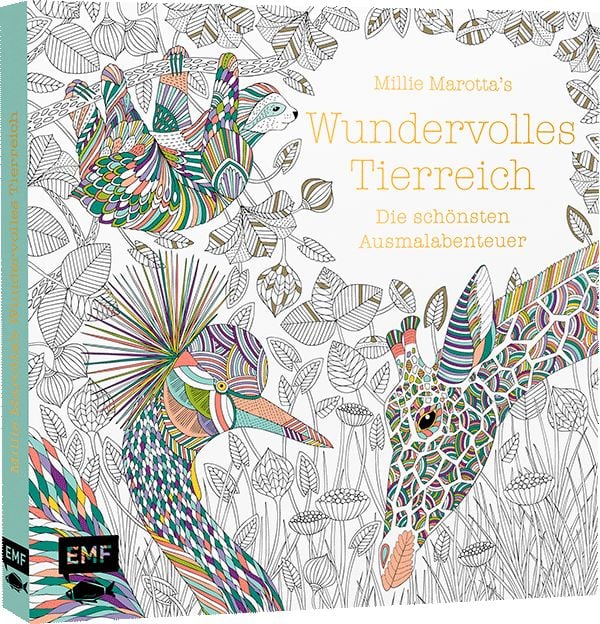 Produktbild: Millie Marotta's Wundervolles Tierreich &ndash; Die sch&ouml;nsten Ausmal-Abenteuer