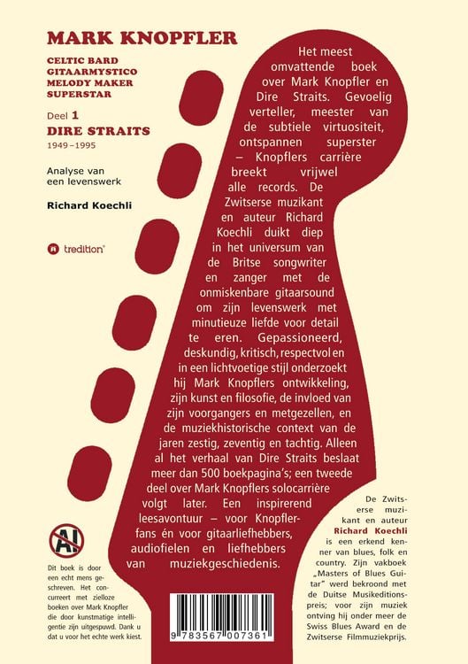 Produktbild: Mark Knopfler (Deel 1, Dire Straits) - het 536 pagina's tellende boek